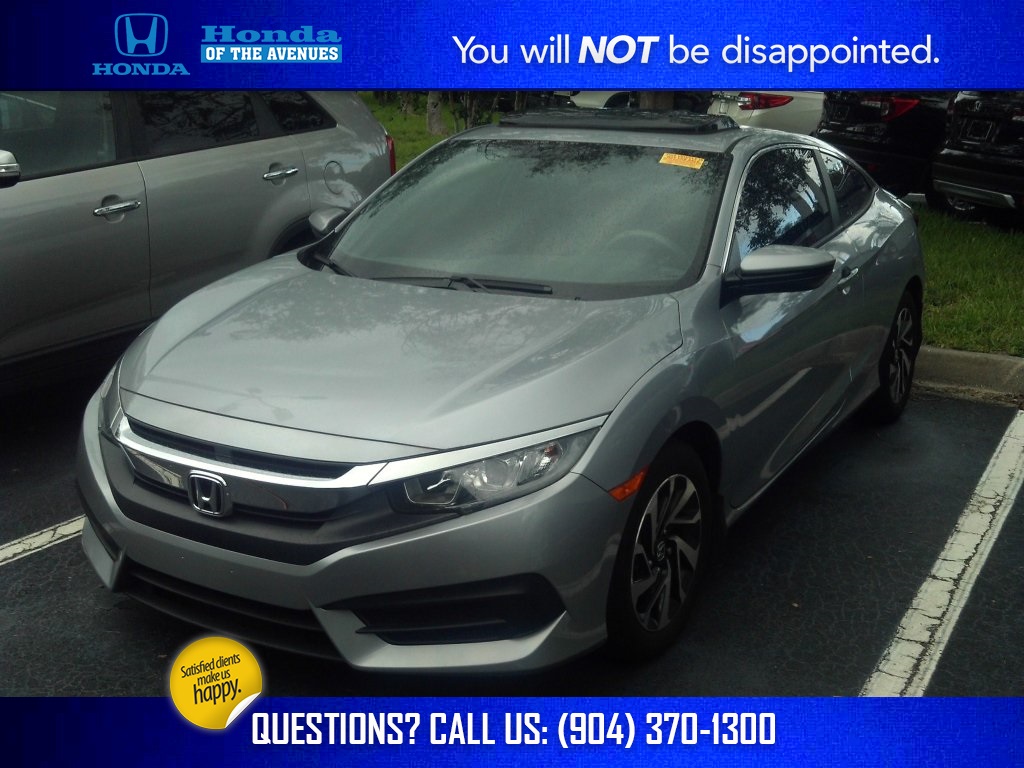 Certified Pre Owned 2017 Honda Civic Lx P Fwd 2d Coupe